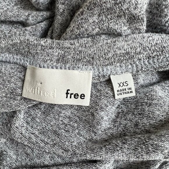 Artizia Wilfred Free Izabel Romper Gray Tie Waist Sleeveless Kni Size XXS - Picture 8 of 12